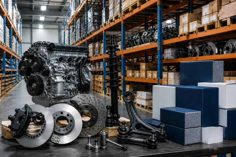 Automotive parts distribution warehouse