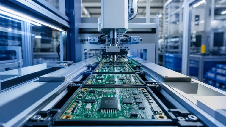 Electronics manufacturing line