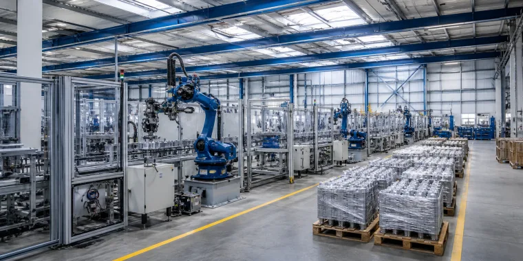 Modern manufacturing facility